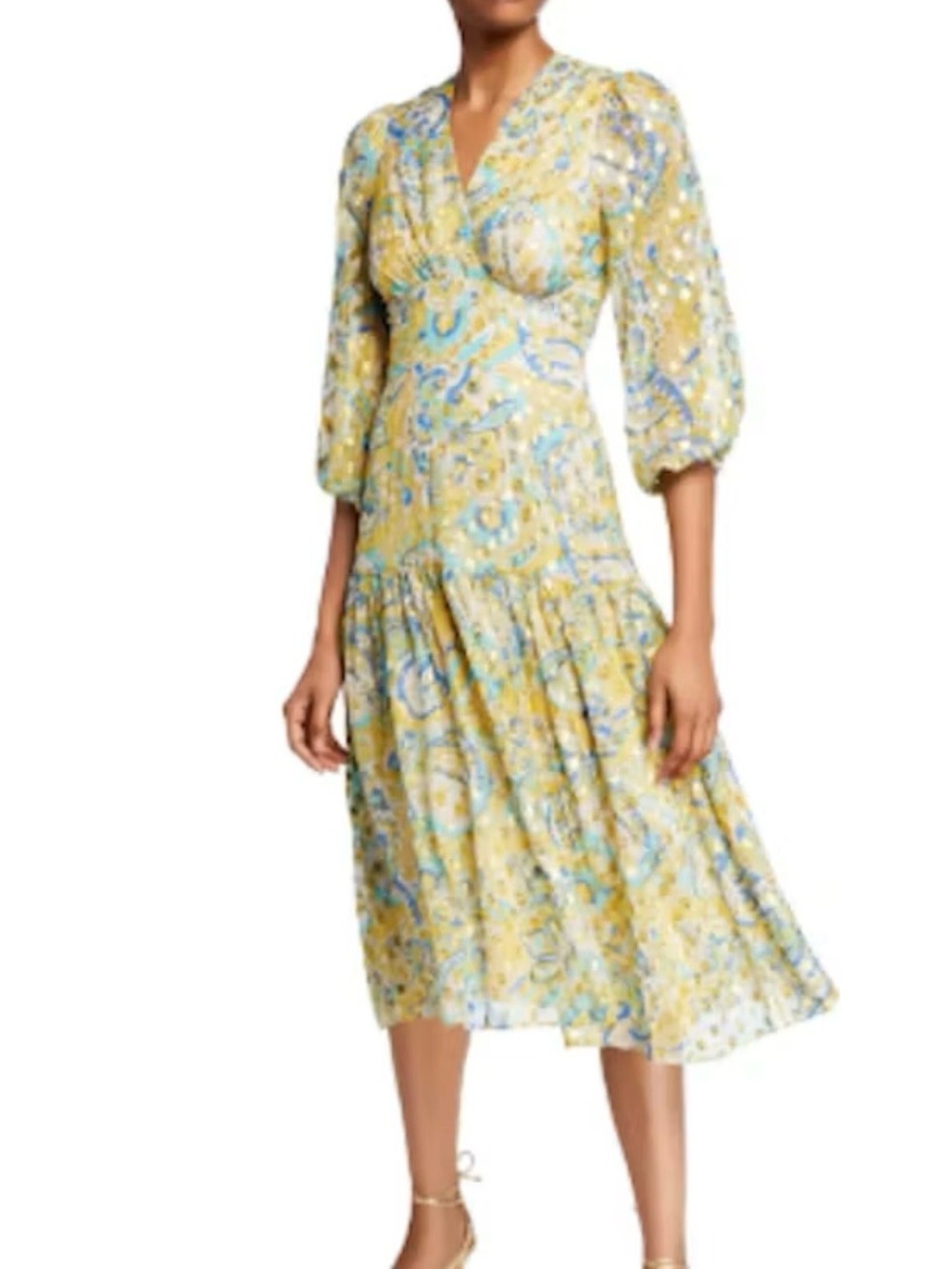 Shoshanna silk paisley dress